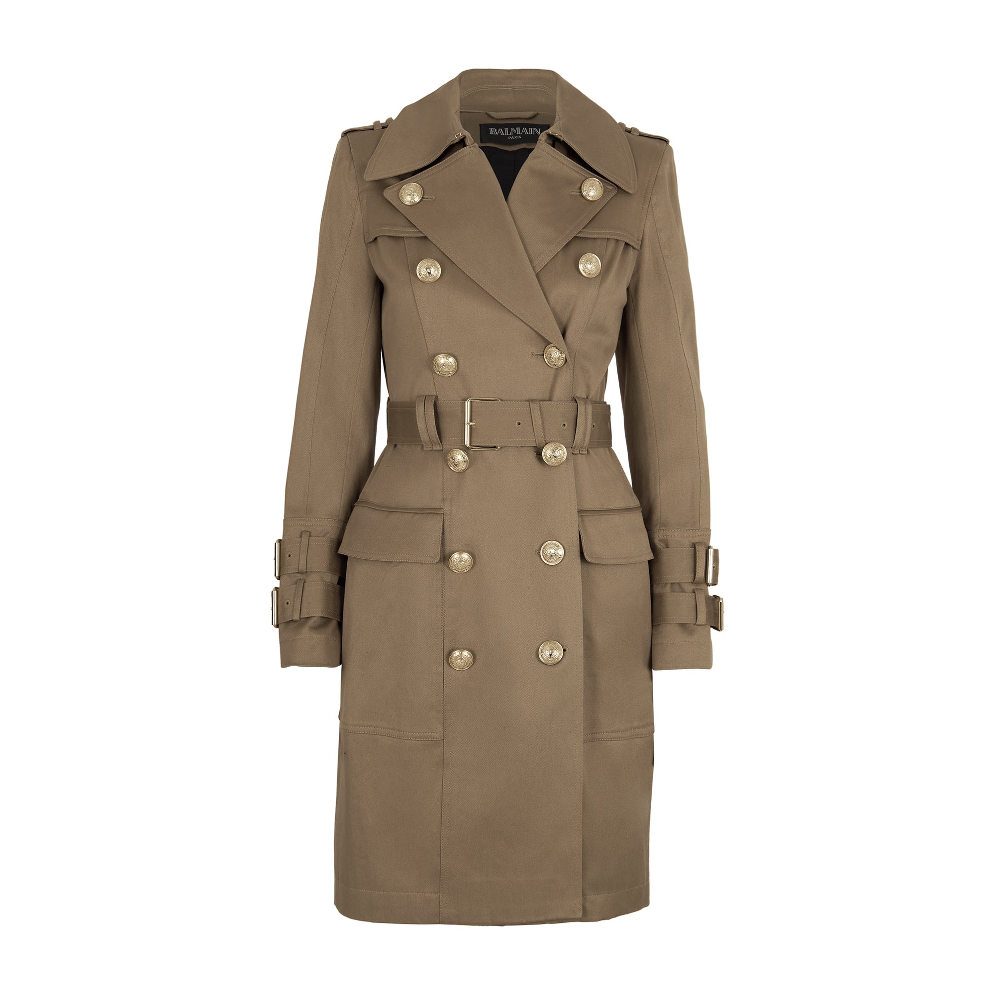 Balmain Double-Breasted Trench Coat