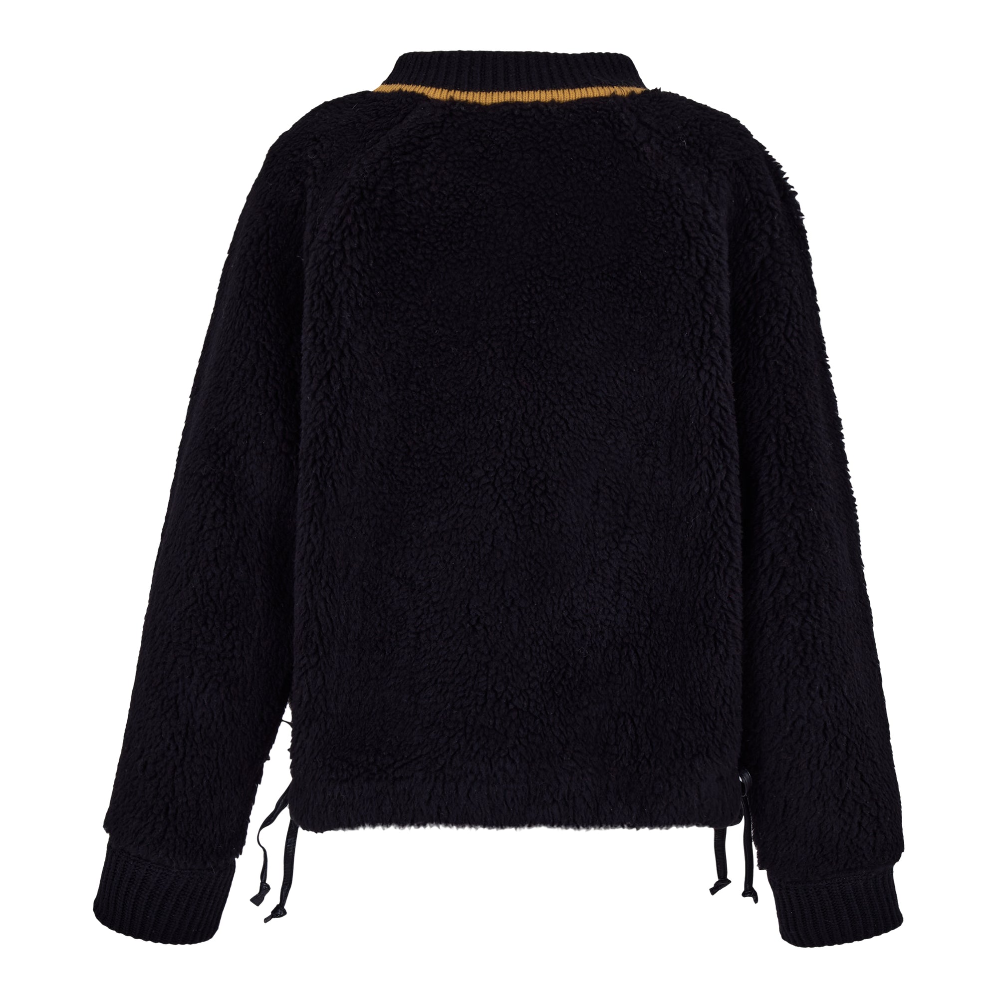 Fendi x Fila Black cropped sweatshirt