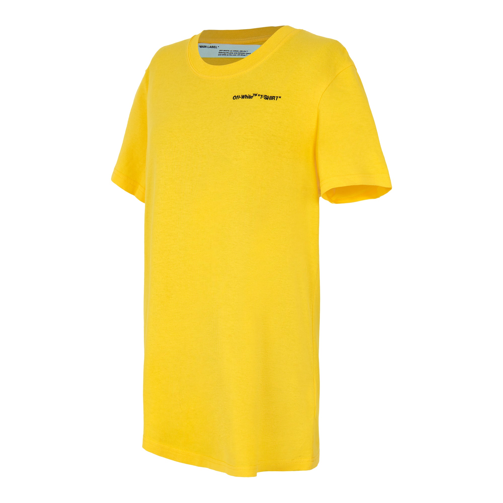 OFF-WHITE Yellow oversize T-shirt