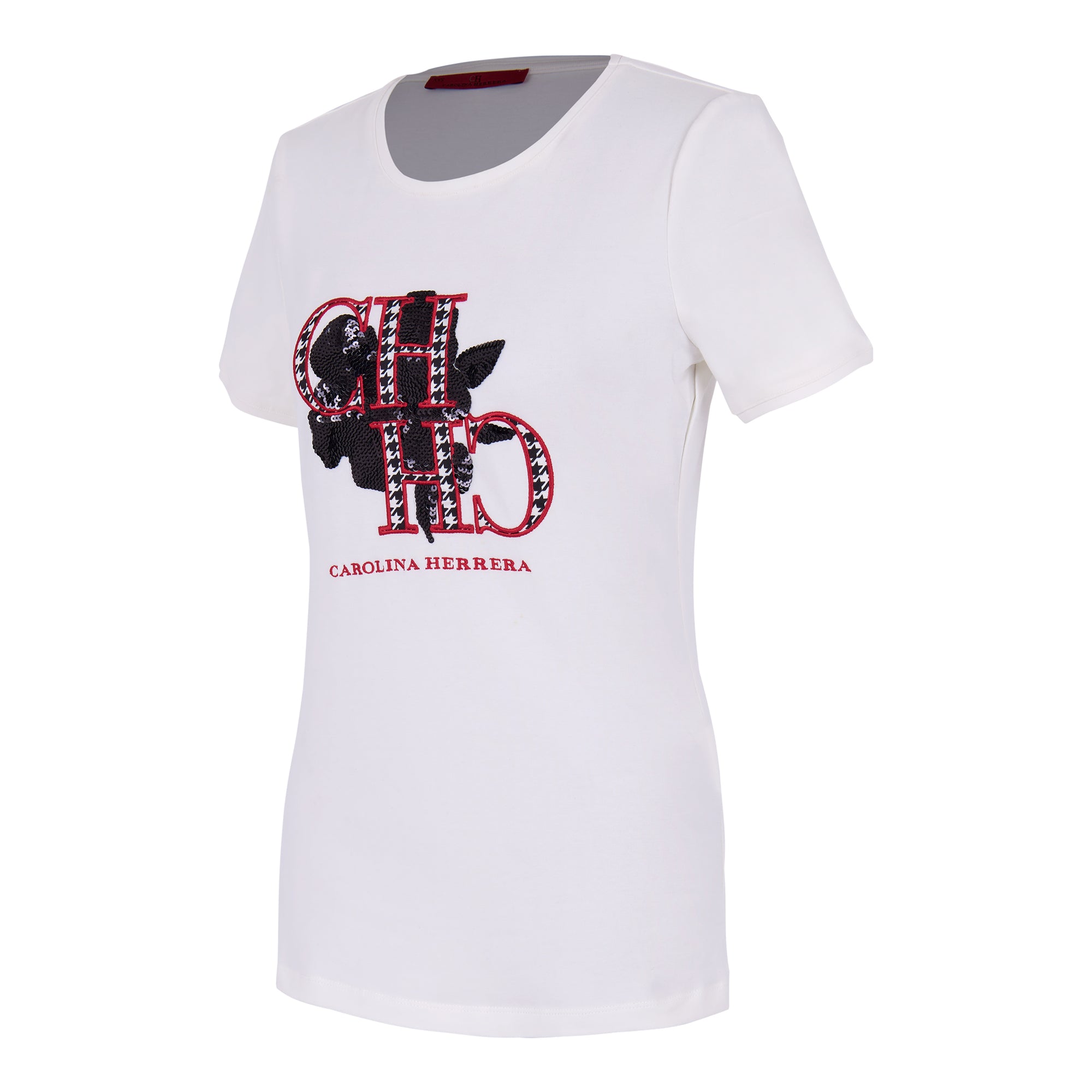 Carolina Herrera White T-shirt with logo