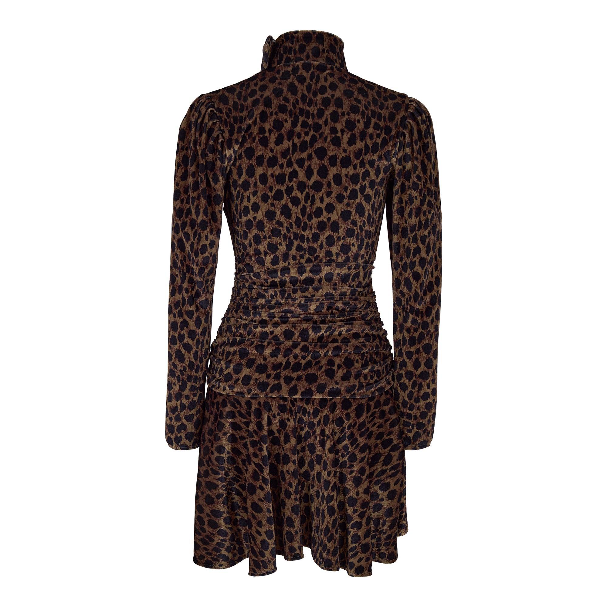 The Attico Leopard Print Mini Dress