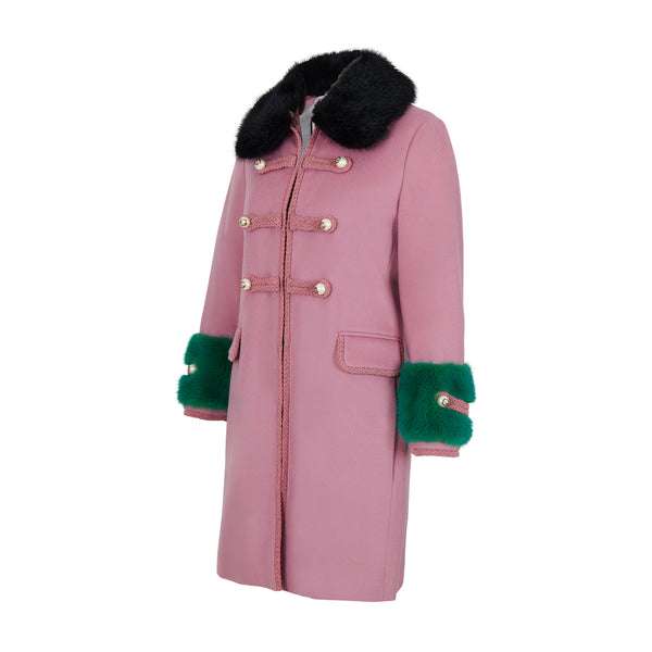 【新品未使用】 frifri cocoon satin coat ピンク Gucci Pink Fur Coat - Dream Closet by Sira Pevida