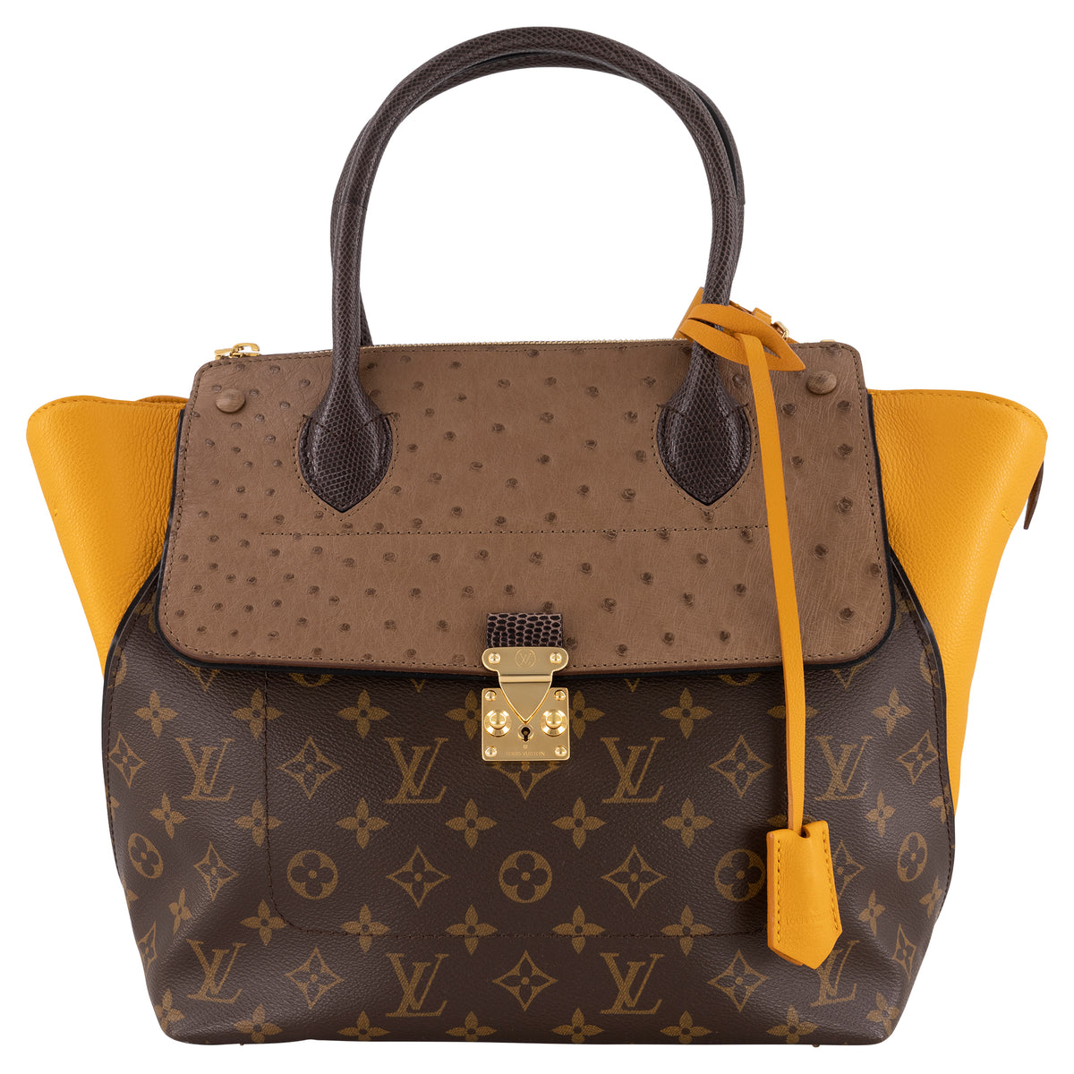 Louis Vuitton Toupie Monogram Canvas Shoulder Bag Brown