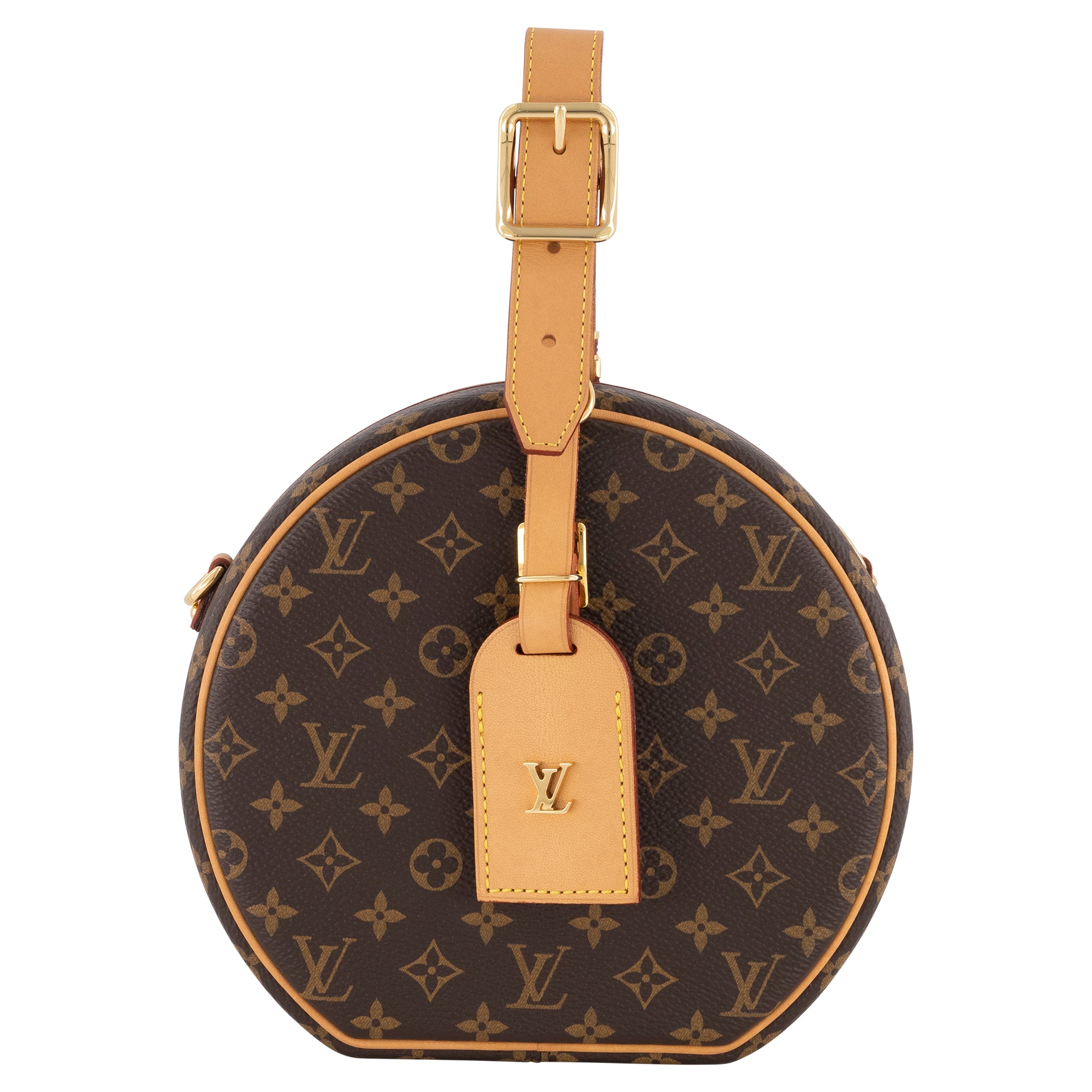 Louis Vuitton Boite Chapeau Souple Monogram PM Brown in Coated  Canvas/Cowhide Leather with Gold-tone - US