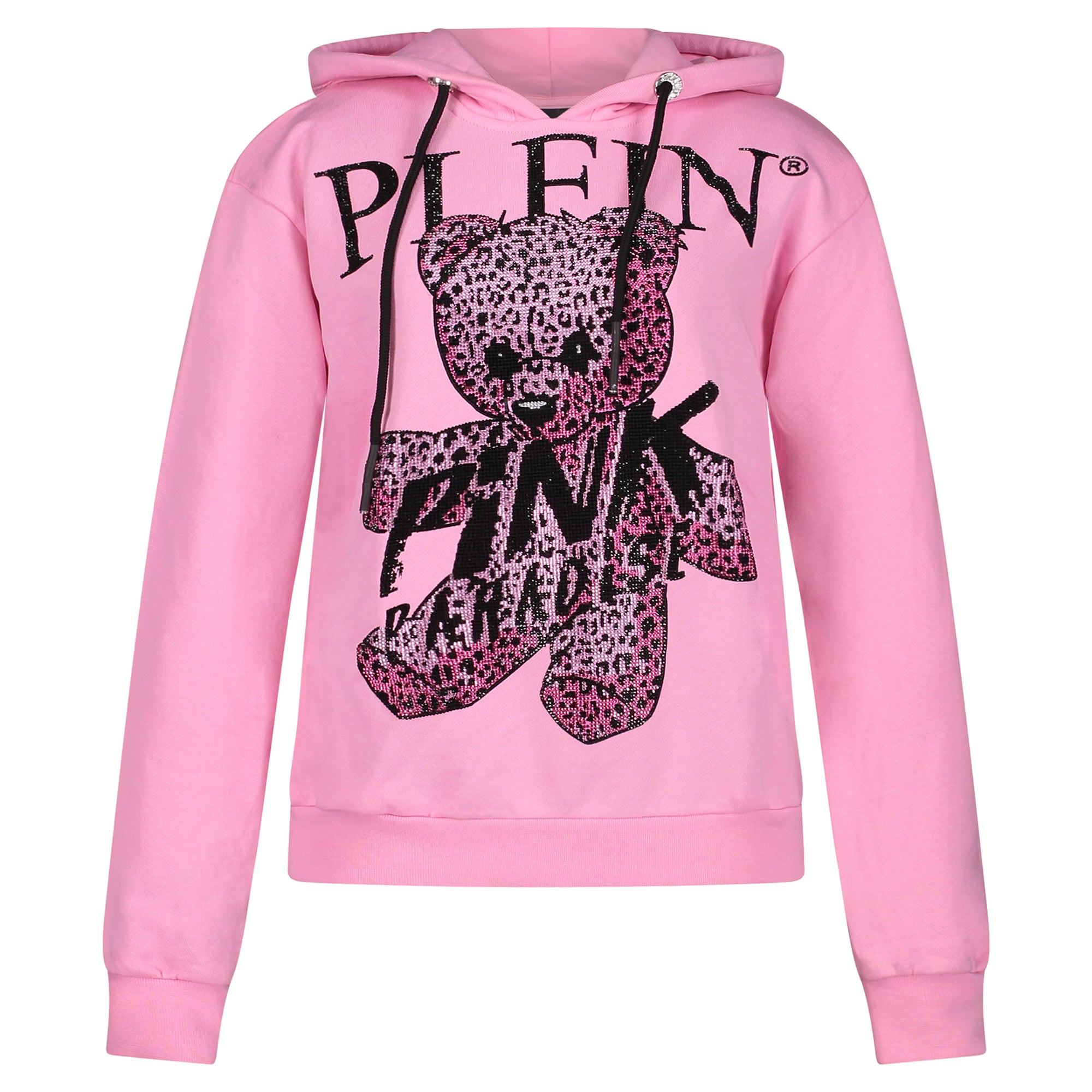 Philipp Plein Pink Bear Hoodie
