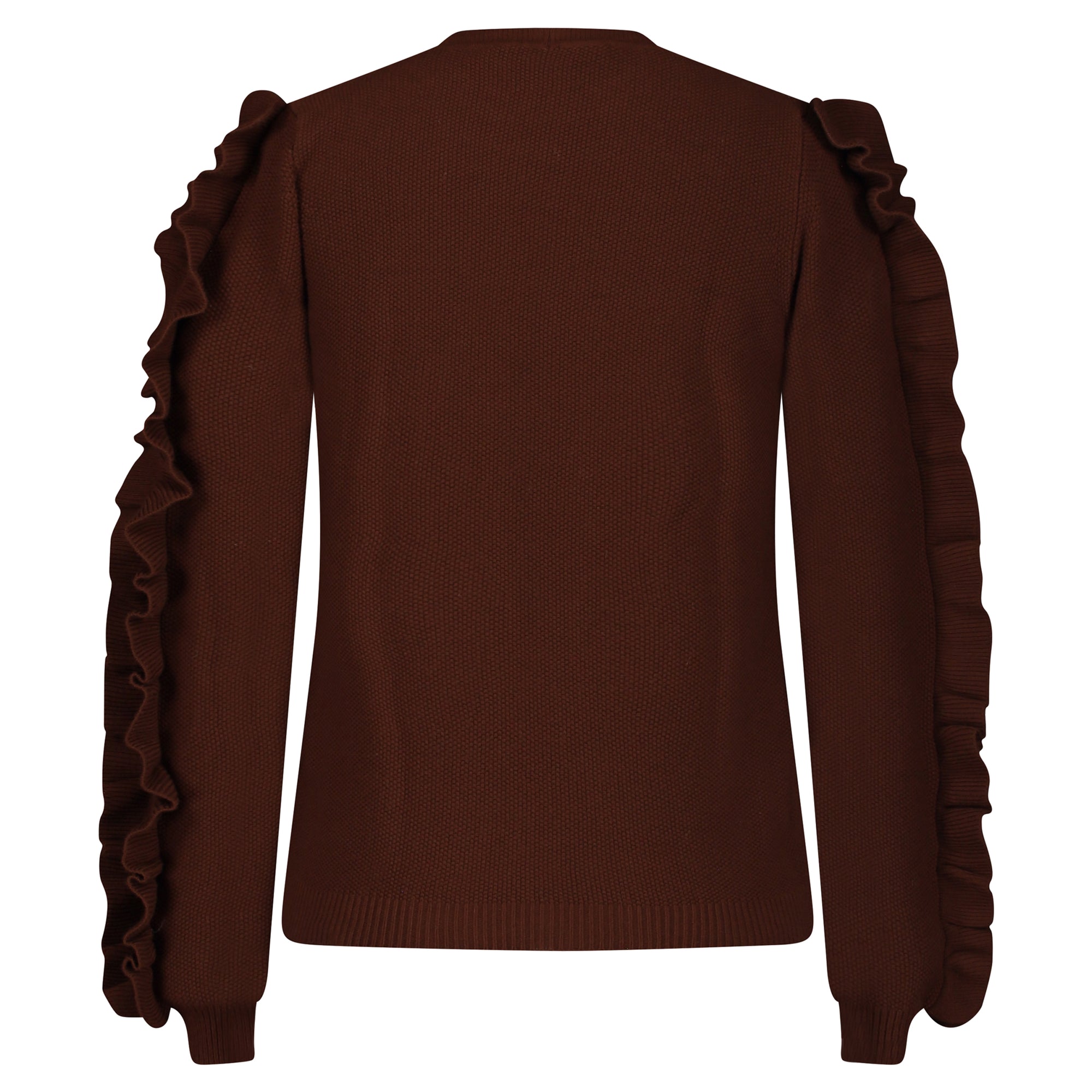 Max Mara Sweater with Ruffle-detailed Sleeves