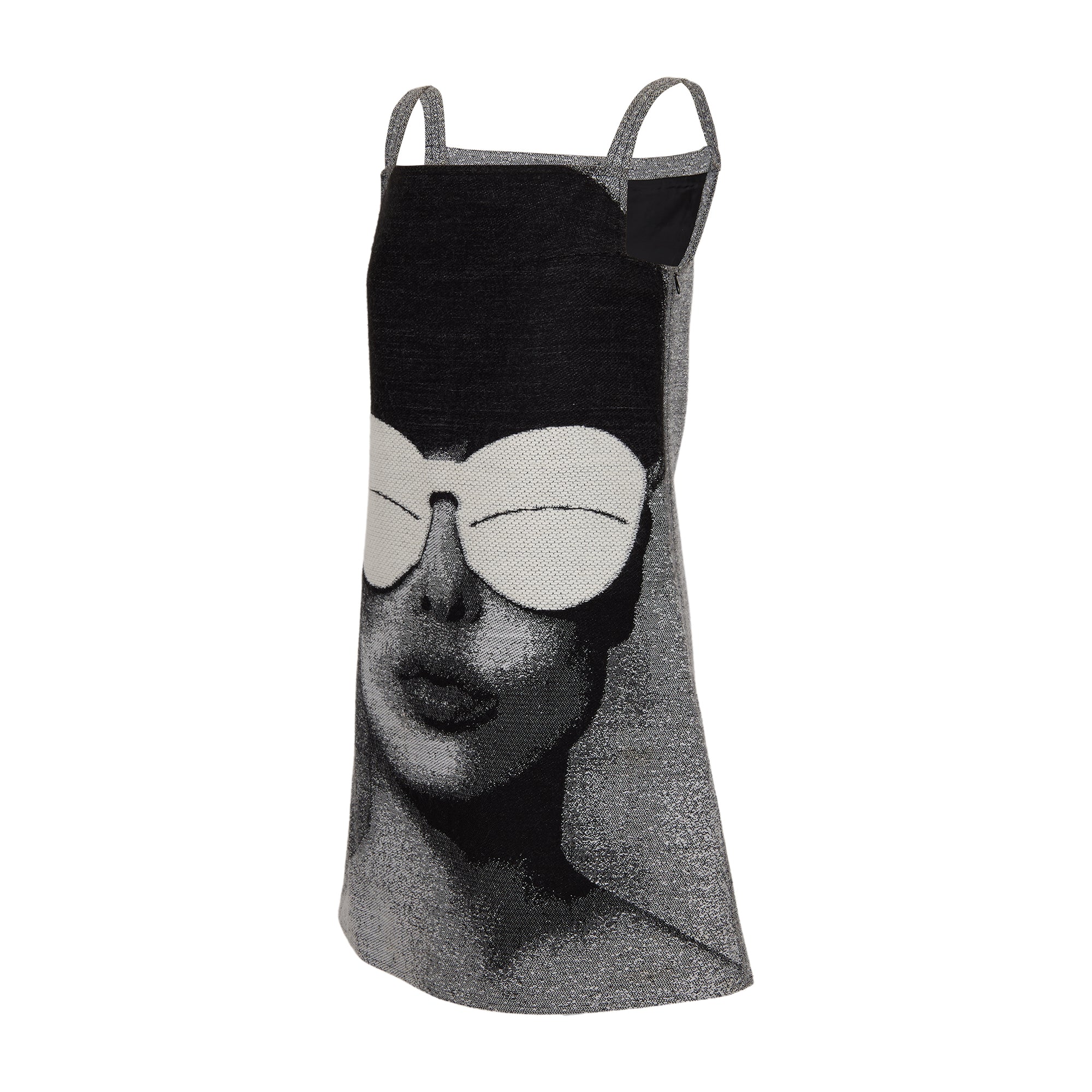 Courrèges Women's face printed dress