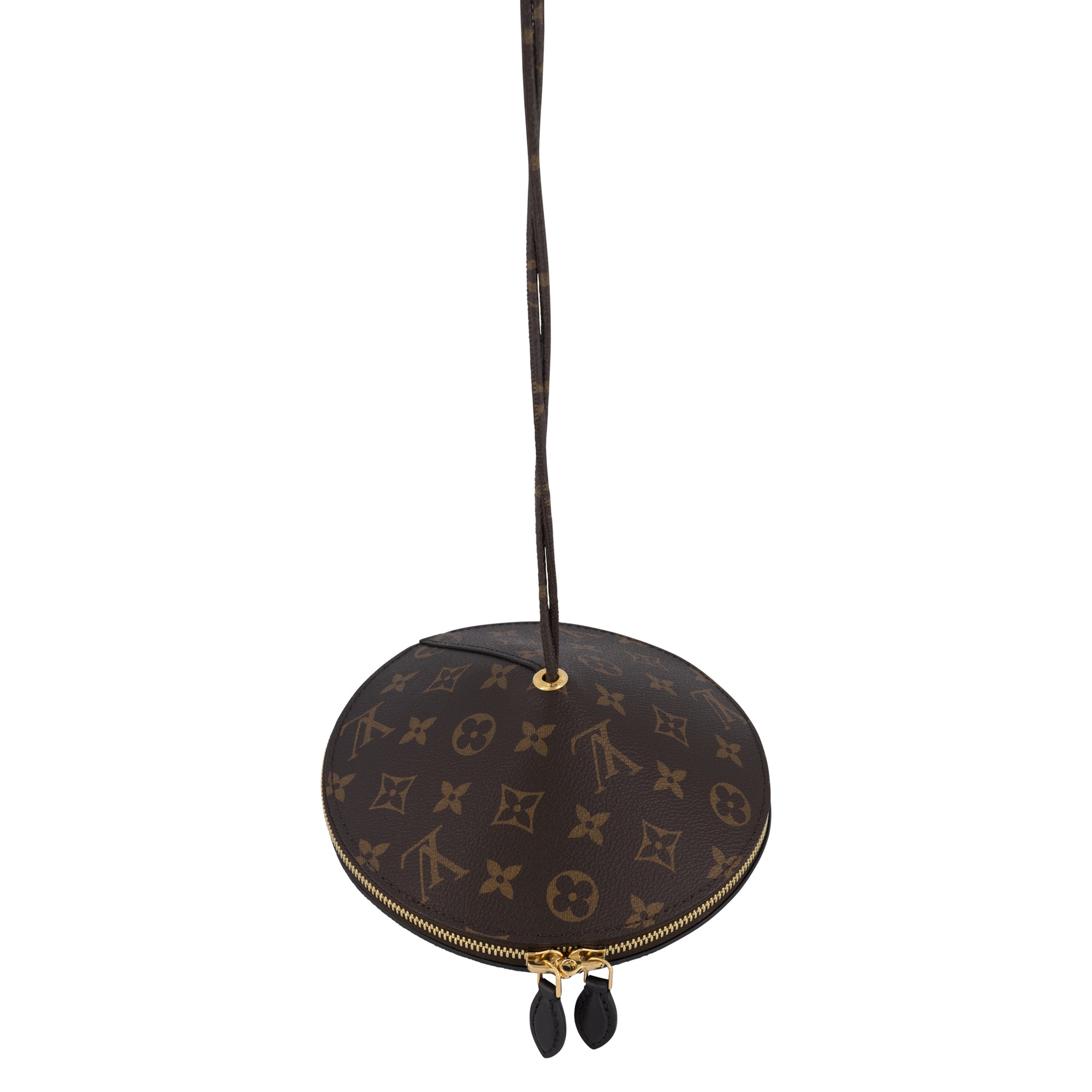 Louis Vuitton Toupie Monogram Canvas Shoulder Bag Brown