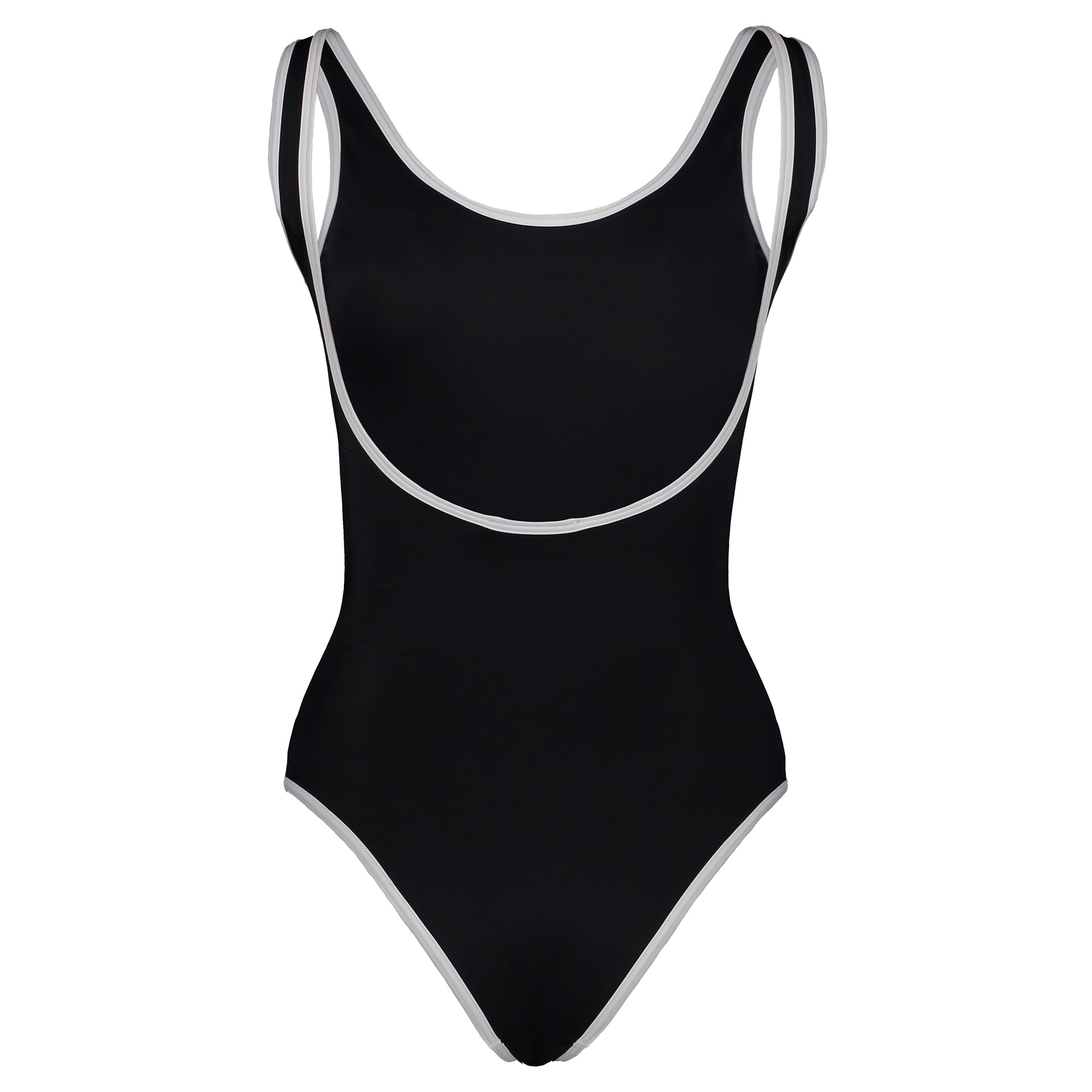 Balmain Swimsuit featuring logo print contrasting edges