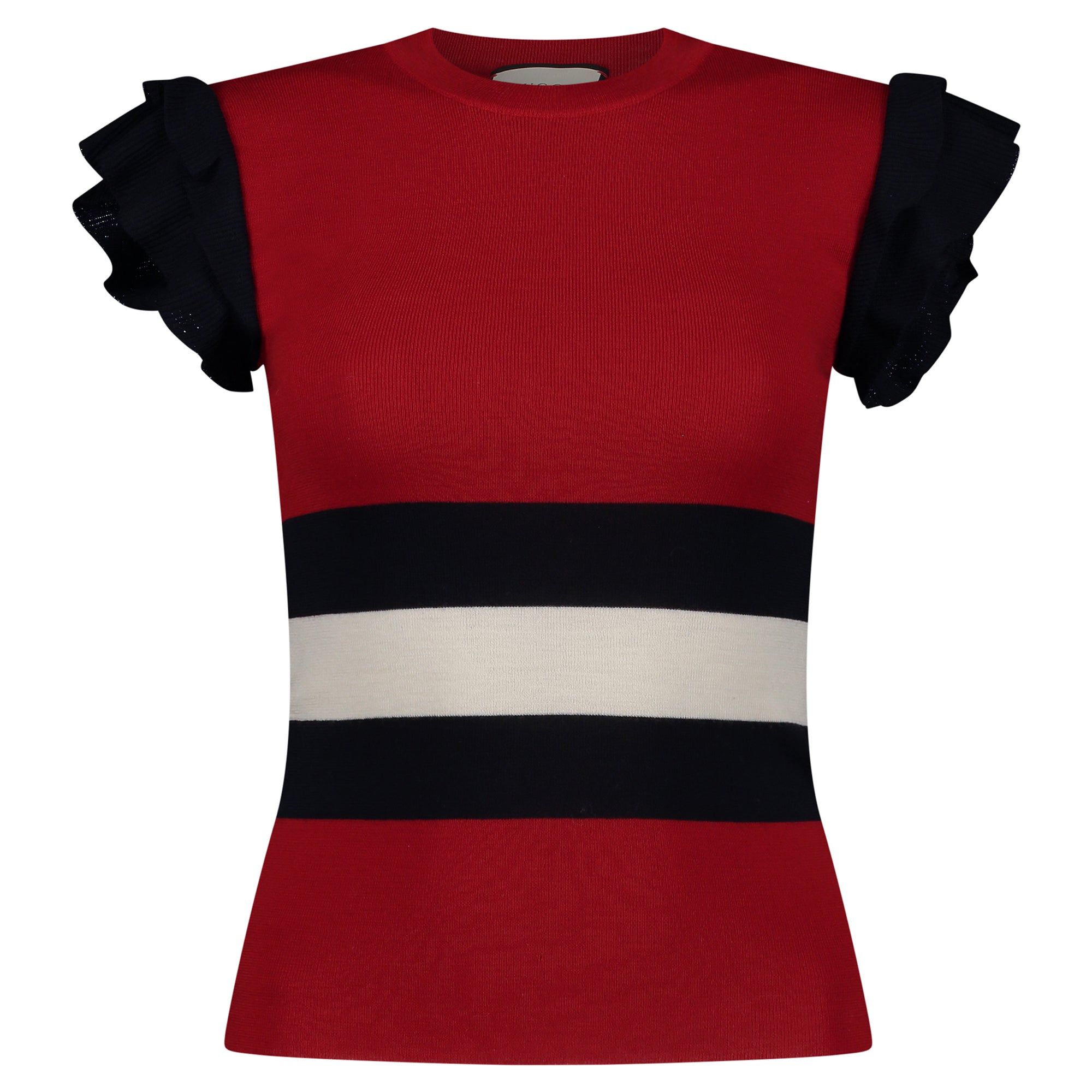 Gucci Knit Wool Red Top