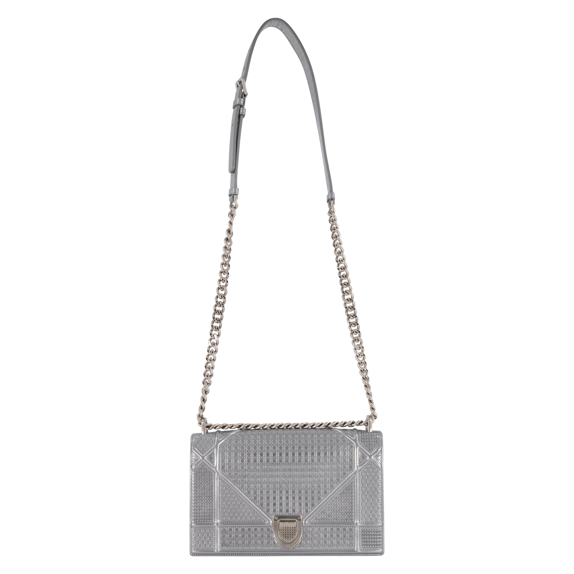 Christian Dior Diorama Bag Silver