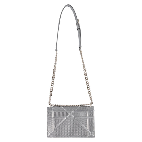 CHRISTIAN DIOR METALLIC MICRO CANNAGE DIORAMA BAG – Goldandbags