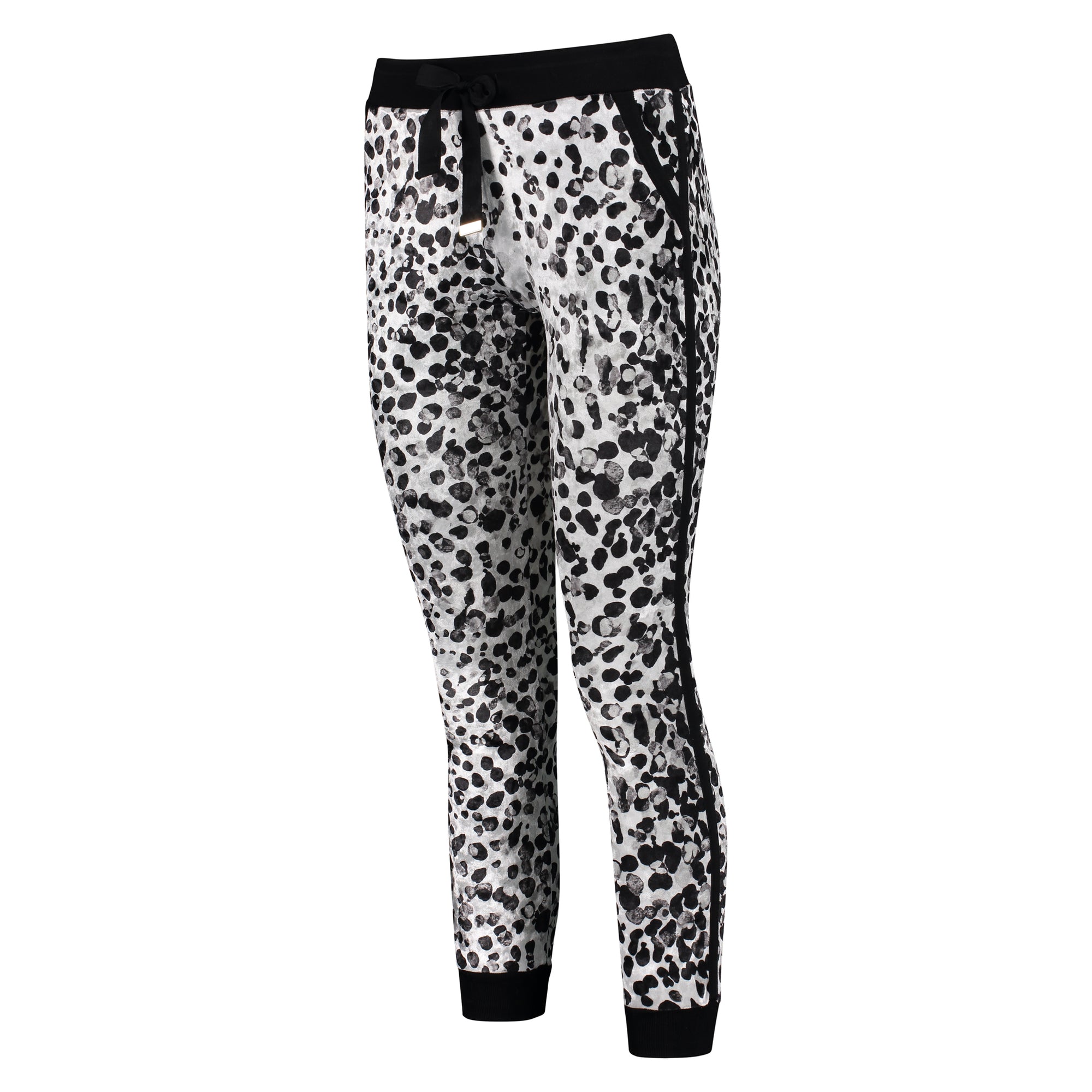 Roberto Cavalli Gym Women Leopard Printed Jogging Pants