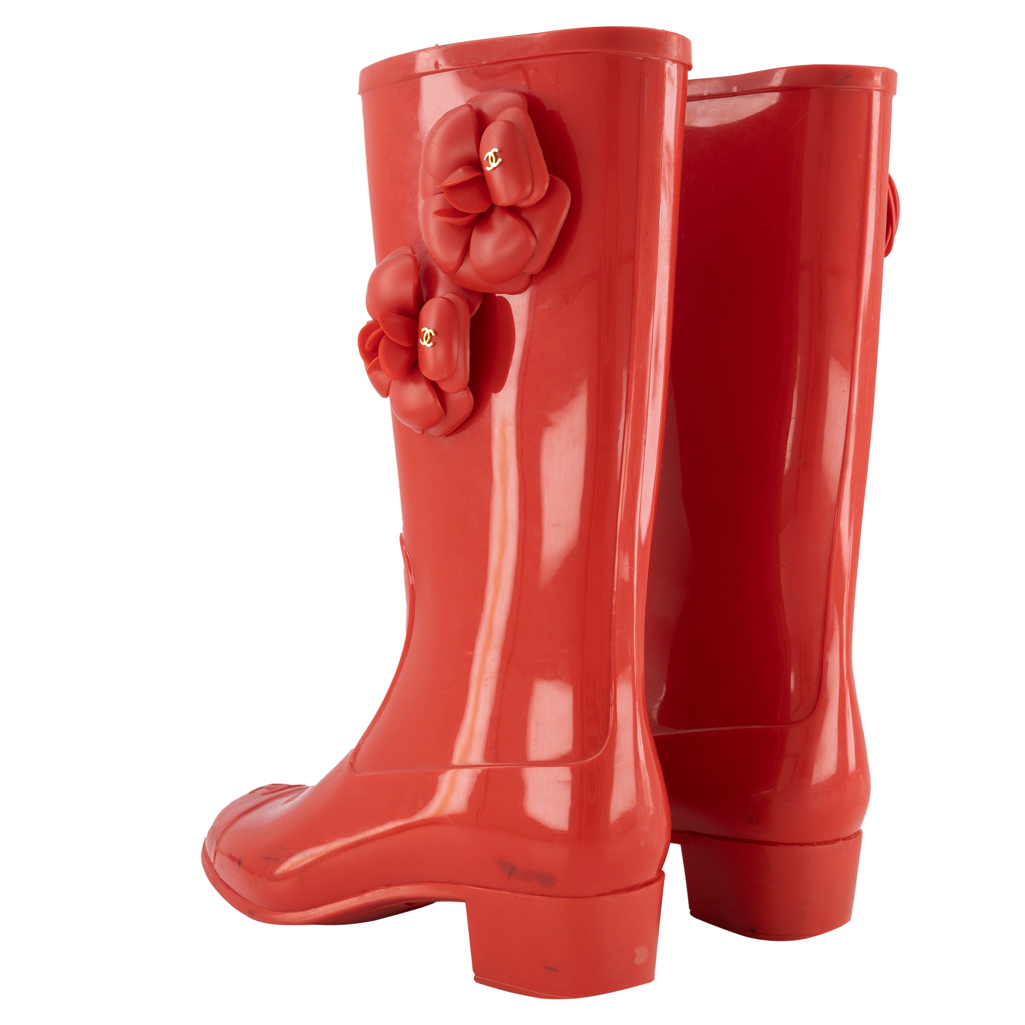 Chanel Camellia Rain Boots - Dream Closet by Sira Pevida