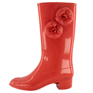 Chanel Camellia Rain Boots - Dream Closet by Sira Pevida