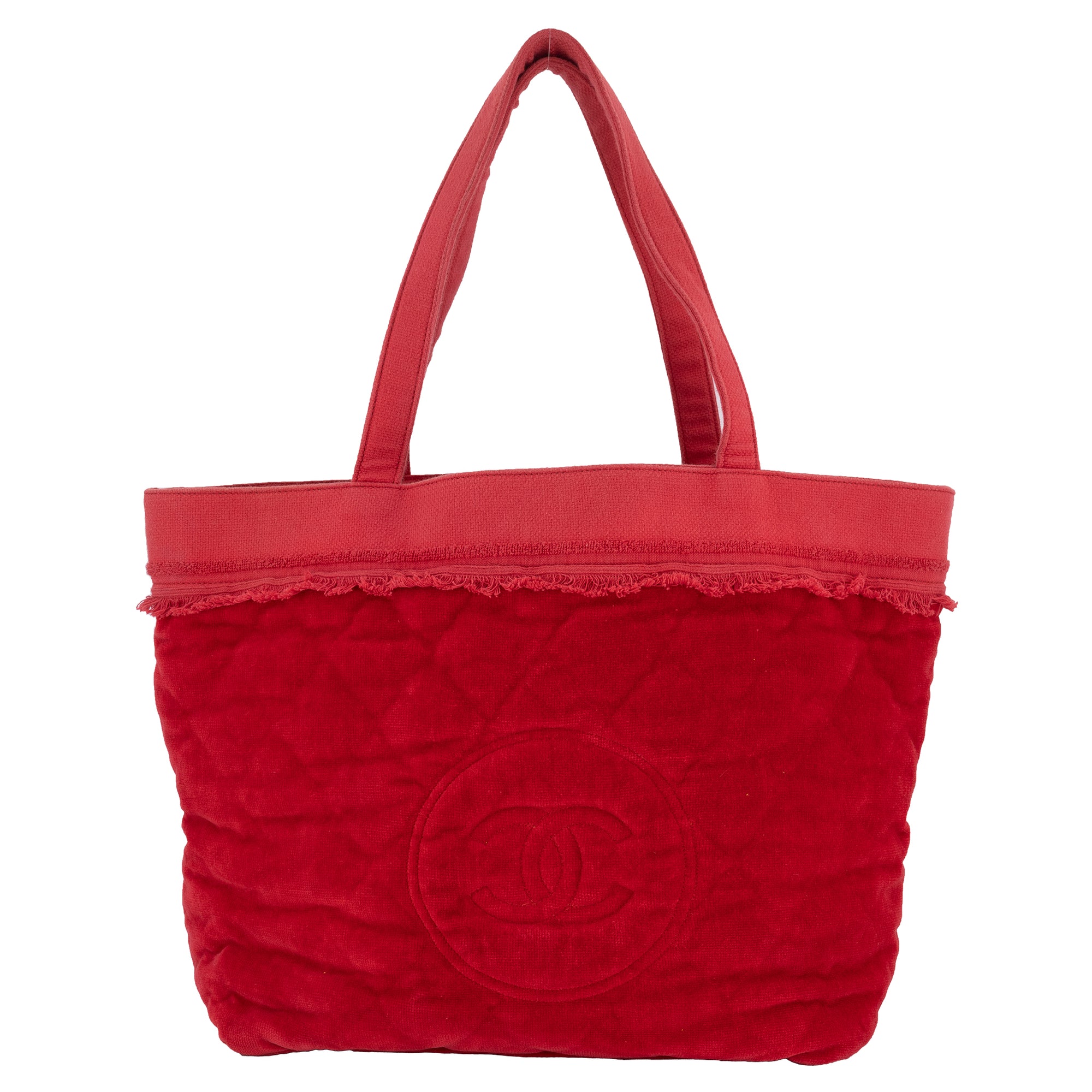 bag, beach bag, chanel beach red - Wheretoget