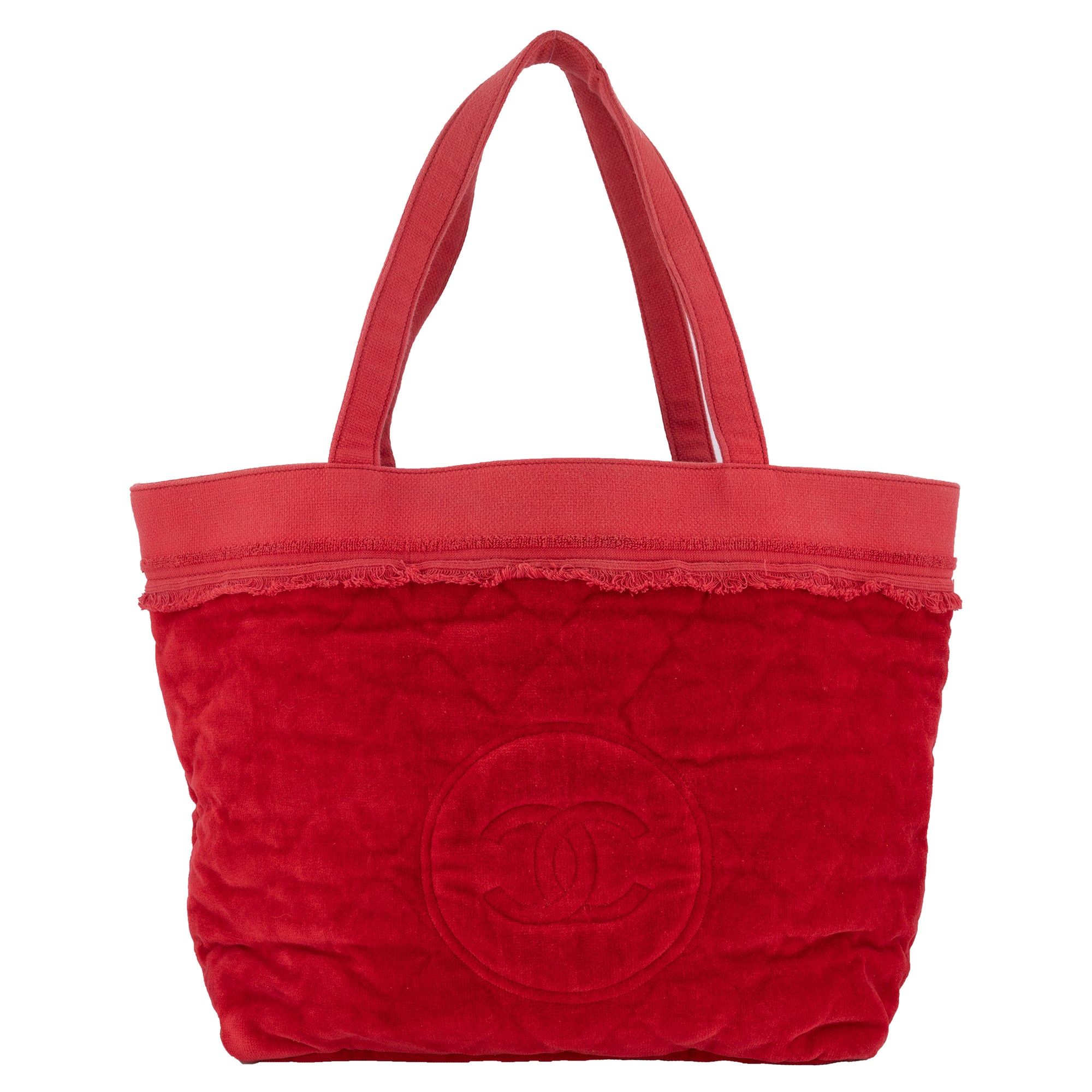 Chanel Terry Cloth Beach Bag