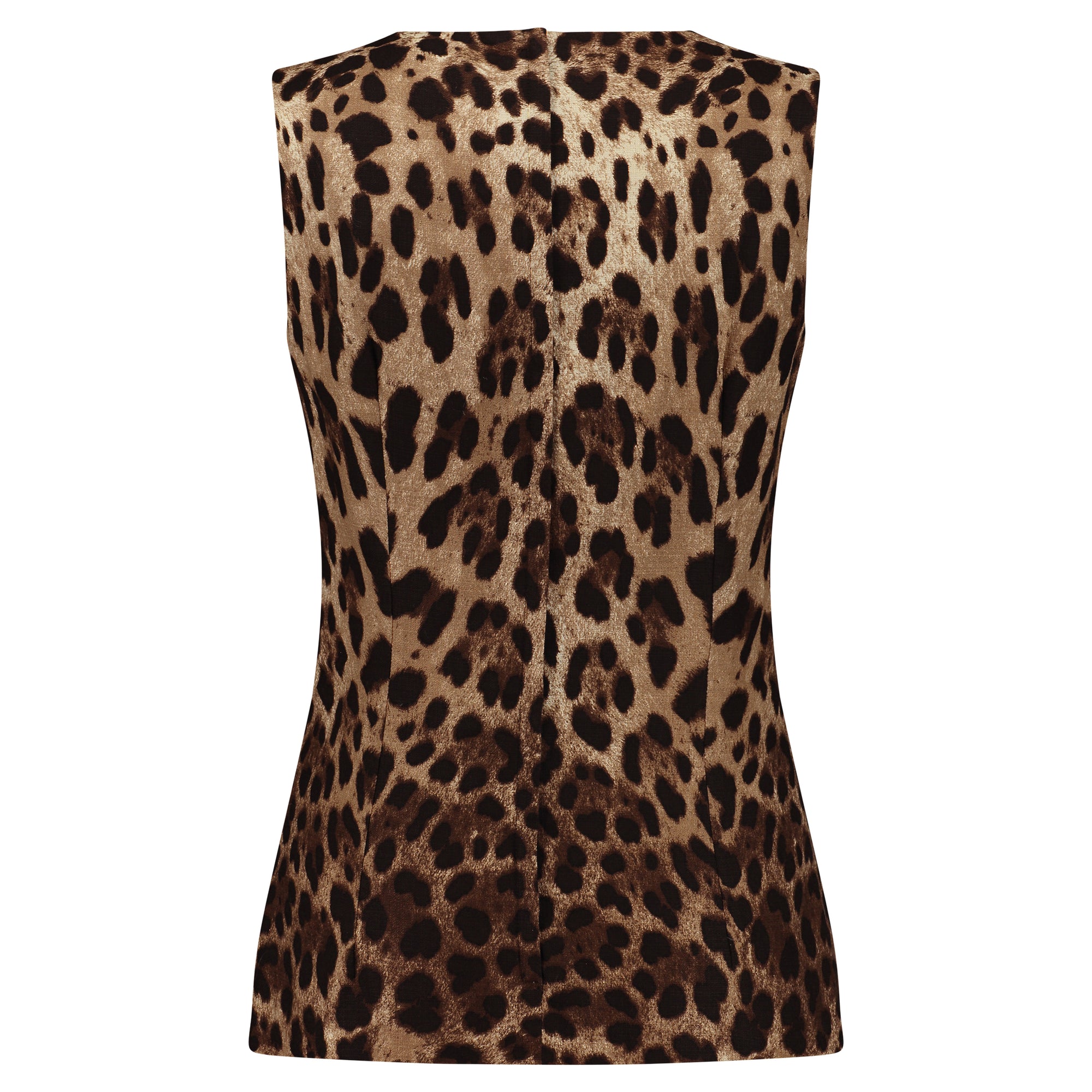 Dolce & Gabbana Leopard Shift Top
