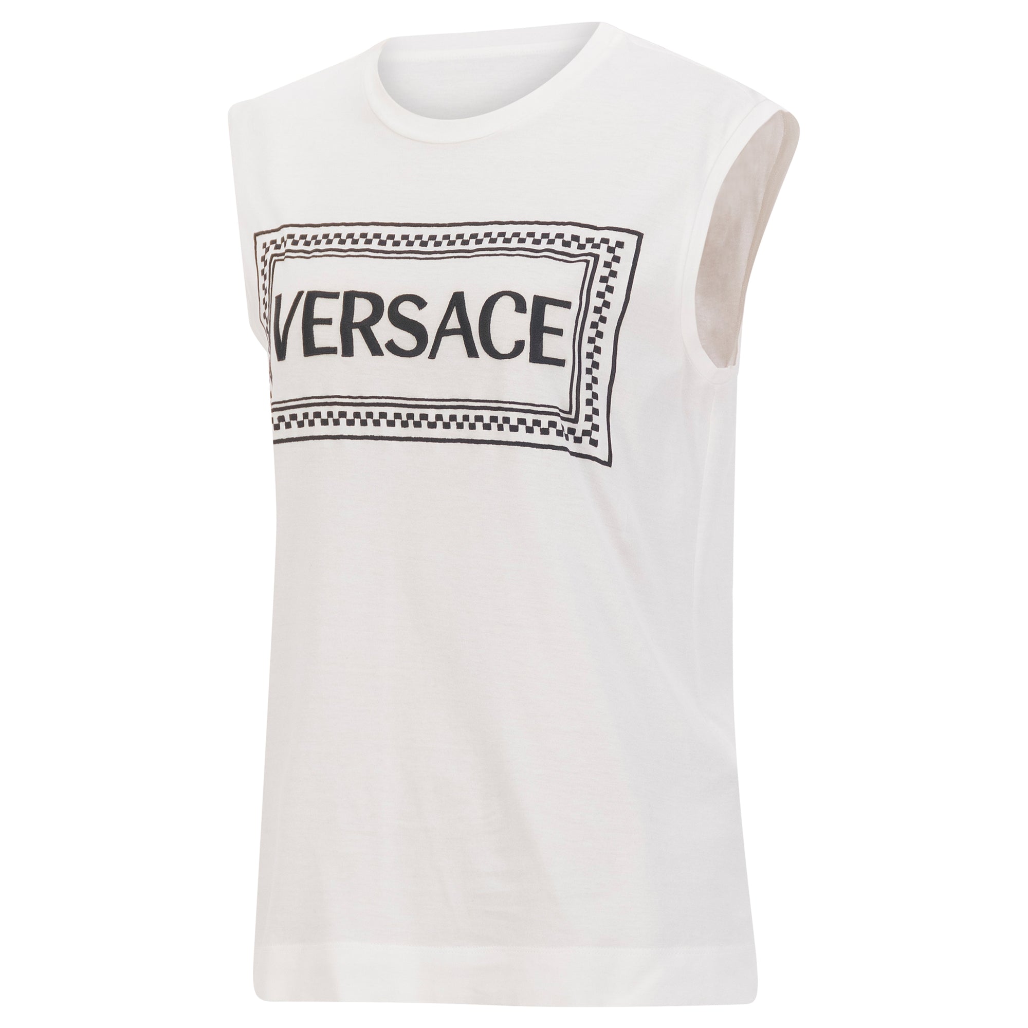 Versace Logo-Embroidered Top
