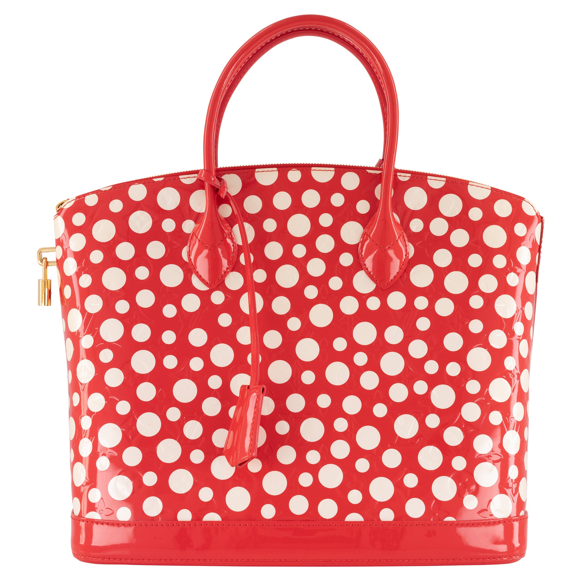 Louis Vuitton Yellow Kusama Infinity Dots Lockit MM