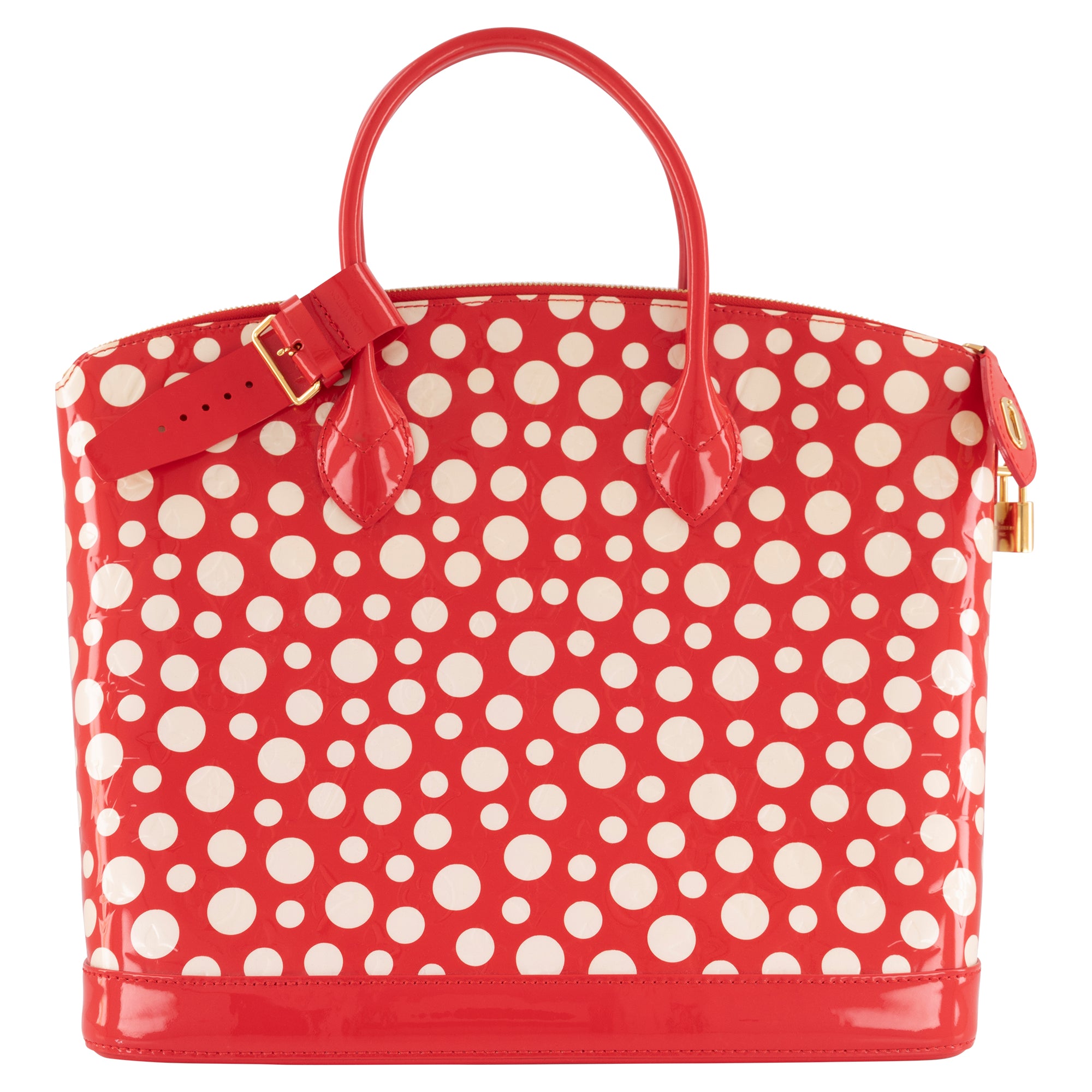 Louis Vuitton Yellow Kusama Infinity Dots Lockit MM