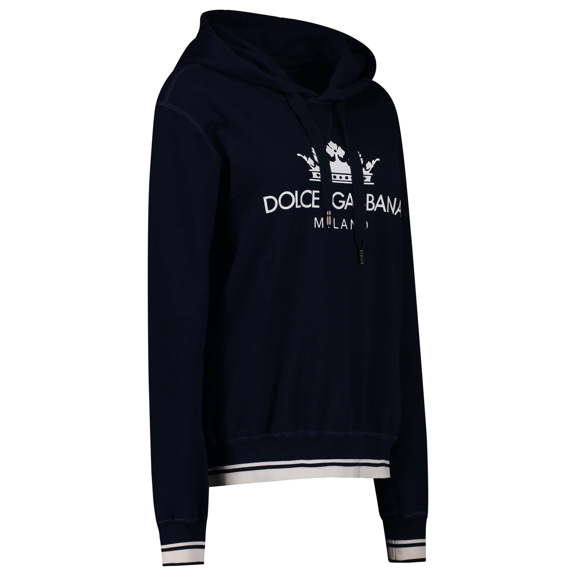 Dolce & Gabbana Blue Logo Hoodie