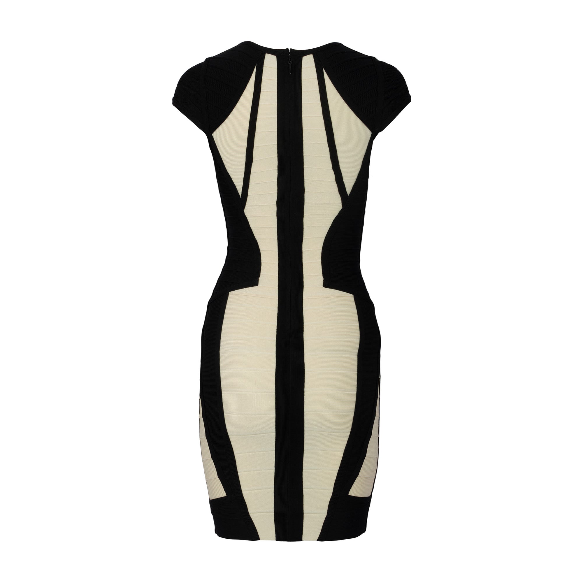 Herv L ger Black White Dress