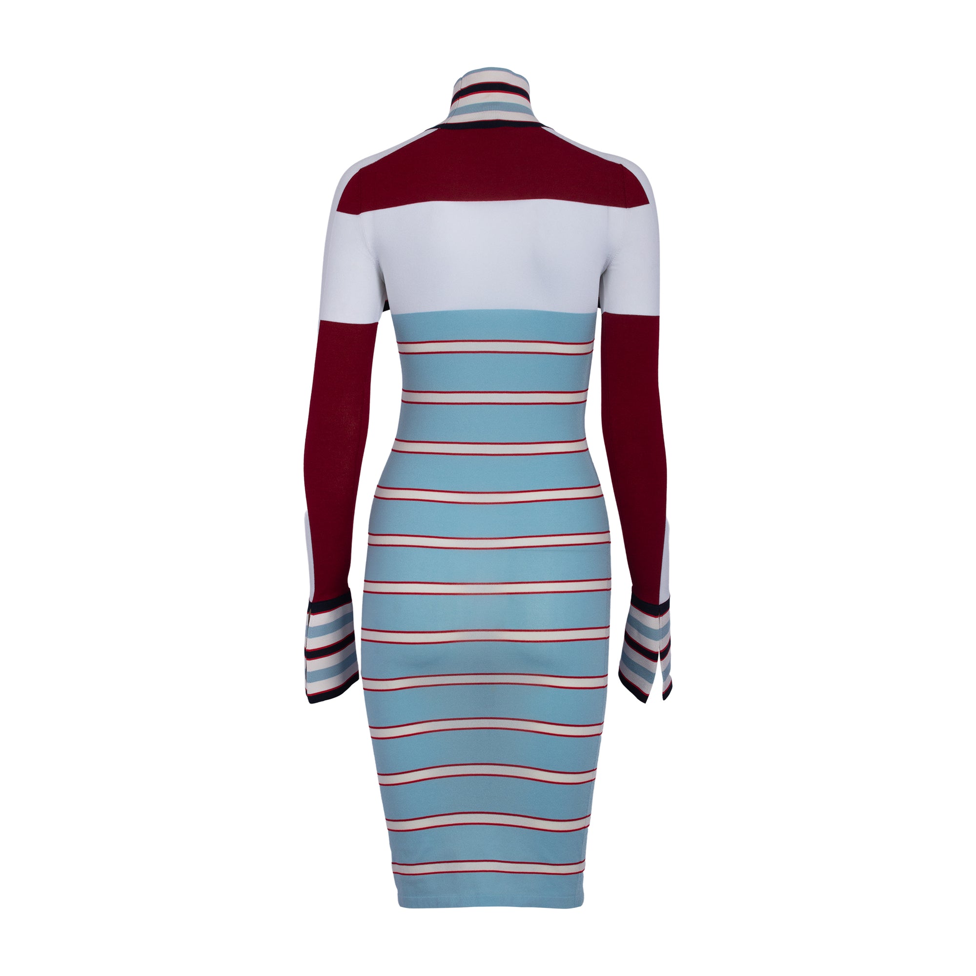 Louis Vuitton Striped Turtle Neck Knit Dress With Band - Dream Closet by  Sira Pevida
