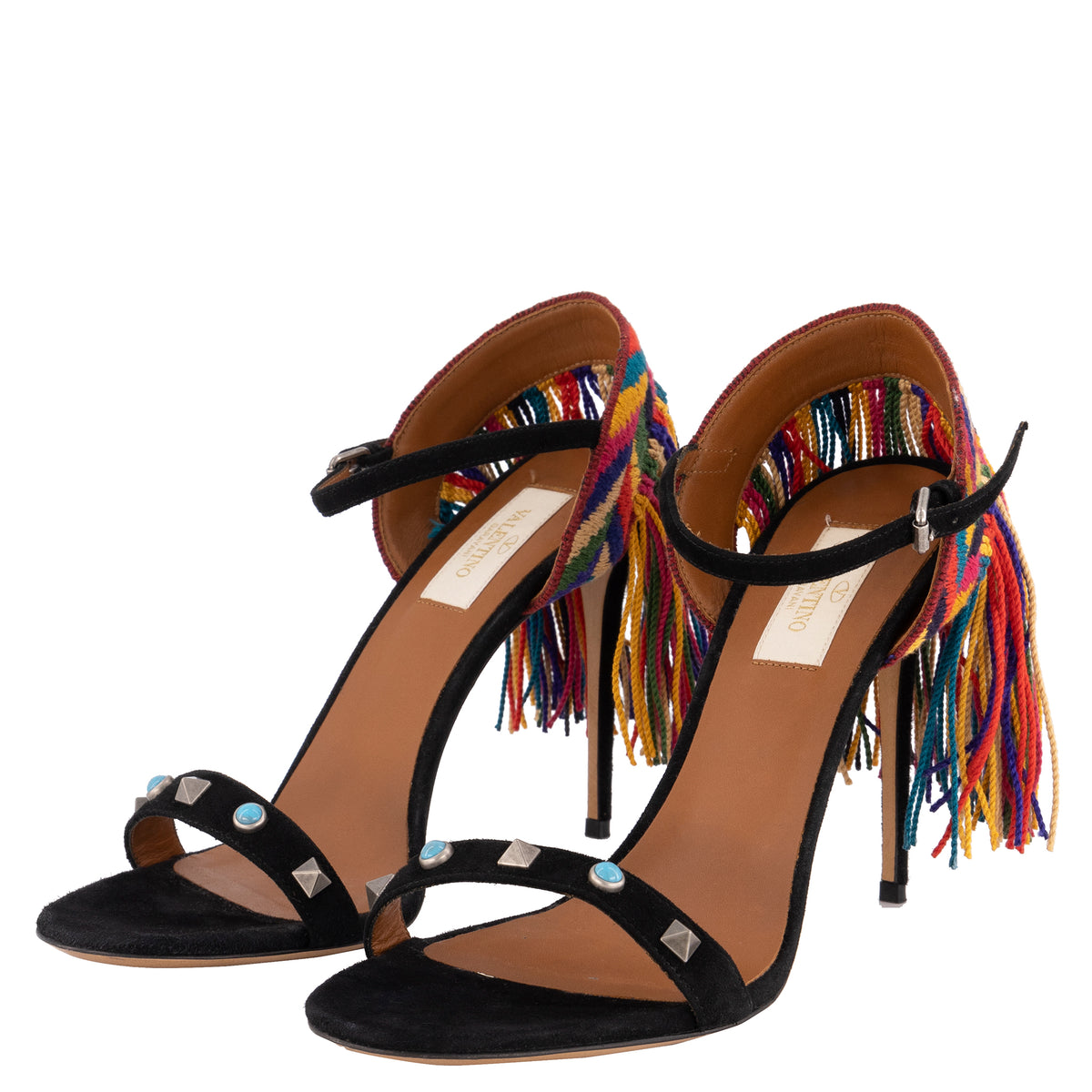 Valentino Rockstud Rolling Multicolor Fringe - Dream Closet by Sira Pevida