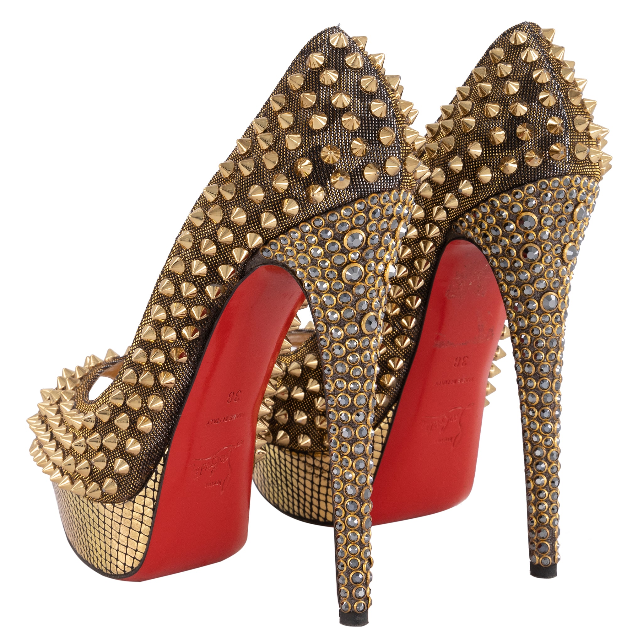 Christian Louboutin LADY GRES Red Deerskin ref.680344 - Joli Closet