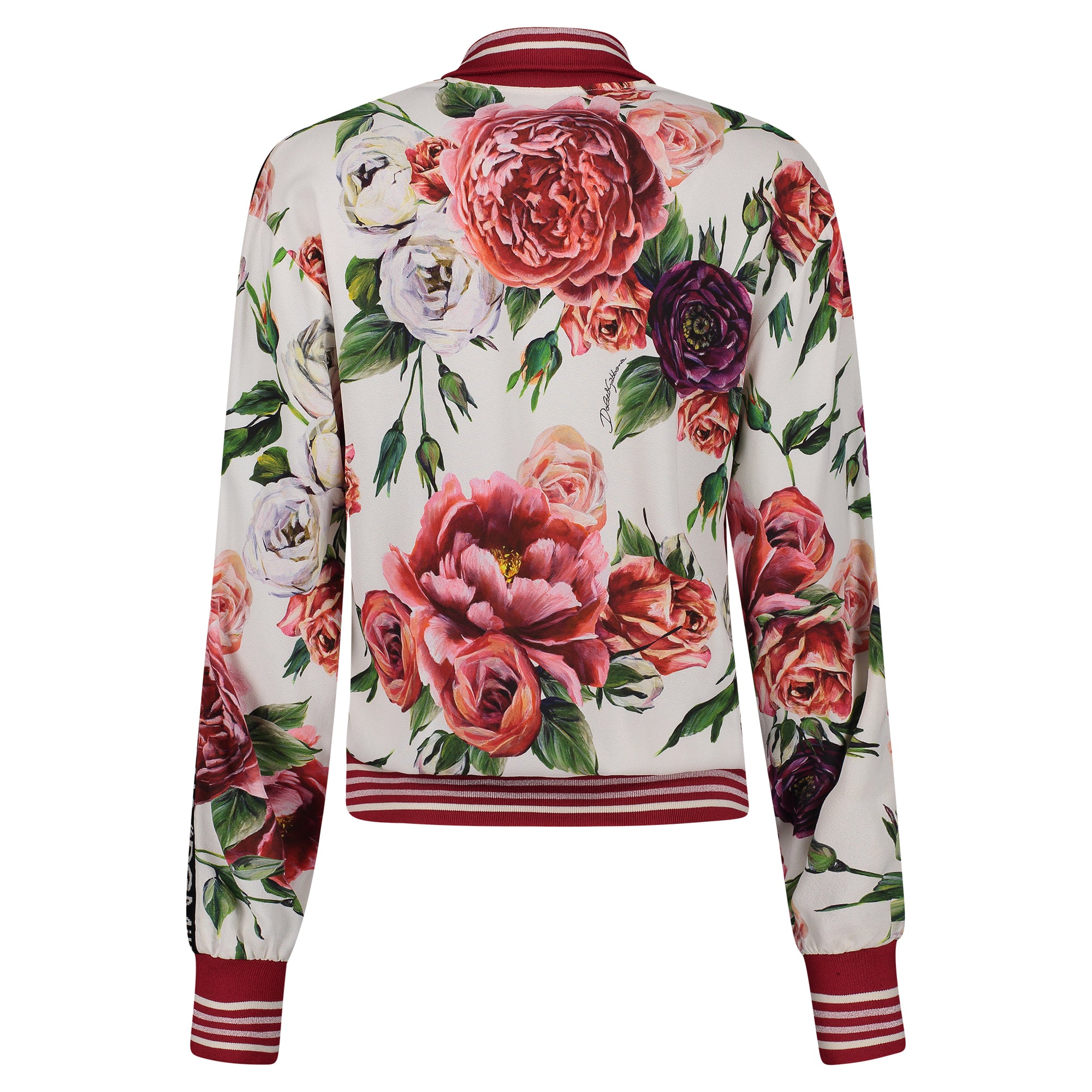 Dolce & Gabbana Floral-Printed Cady Track Jacket